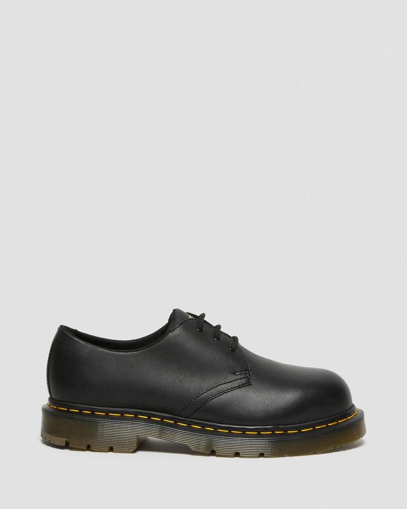 Zapatos De Trabajo Dr Martens 1461 Slip Resistant Steel Puntera Hombre Negros | MX 179HAP